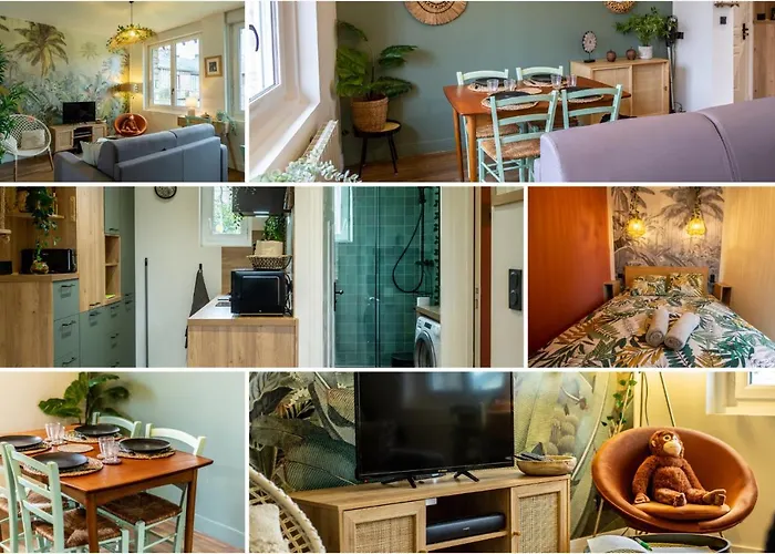 Suite Jungle - Jardin, Netflix Et Parking - Le Manoir Aux Pommes