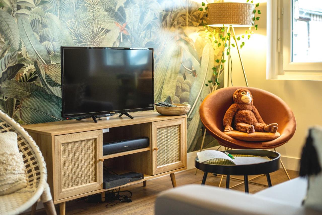 Jungle - Jardin, Netflix Et Parking - Le Manoir Aux Pommes Apartment Orbec