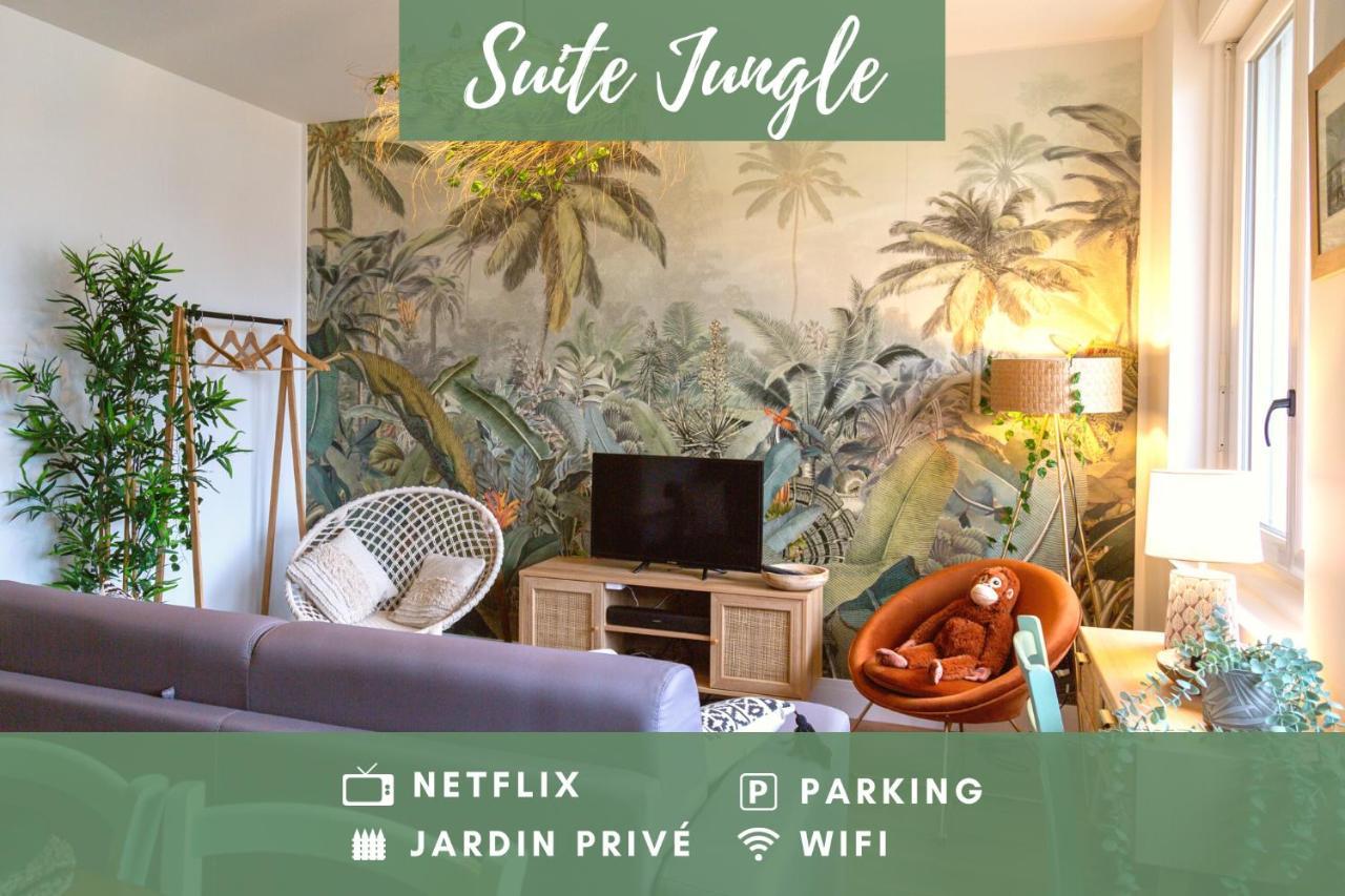 Jungle - Jardin, Netflix Et Parking - Le Manoir Aux Pommes