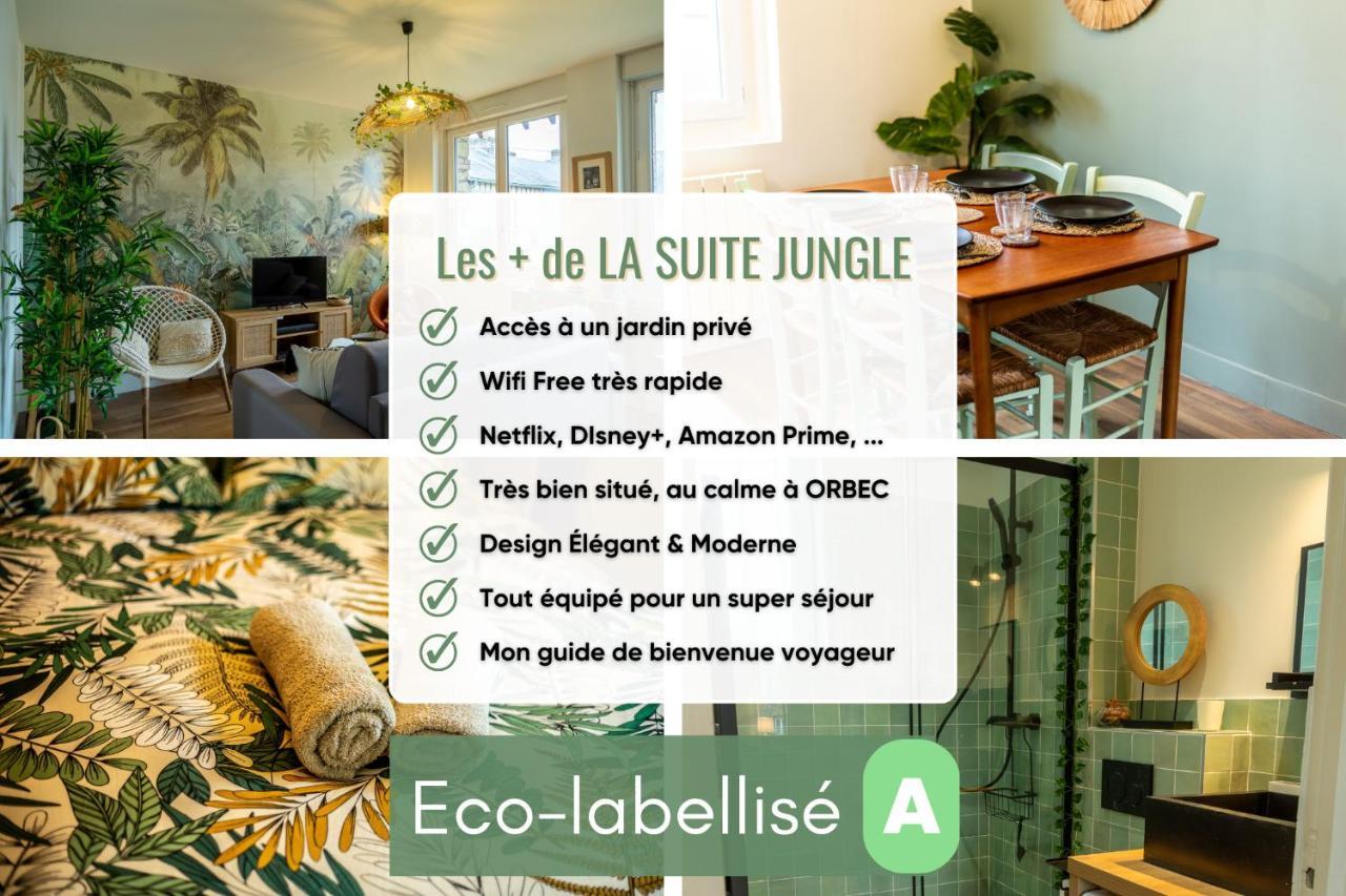 Jungle - Jardin, Netflix Et Parking - Le Manoir Aux Pommes Apartment