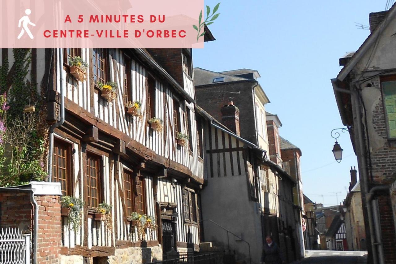 Jungle - Jardin, Netflix Et Parking - Le Manoir Aux Pommes Apartment Orbec